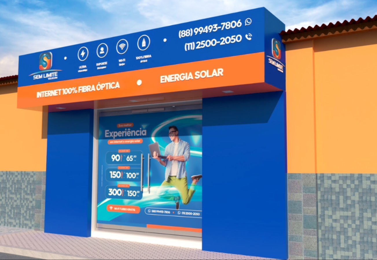 Sem Limite Telecom - Internet Fibra Óptica - Link Dedicado - Telefonia Fixa — foto 2 de 6