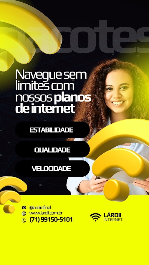 Lárdii Brotas Internet Banda Larga | Internet Salvador | Internet Brotas | Internet em Brotas — foto 5 de 6
